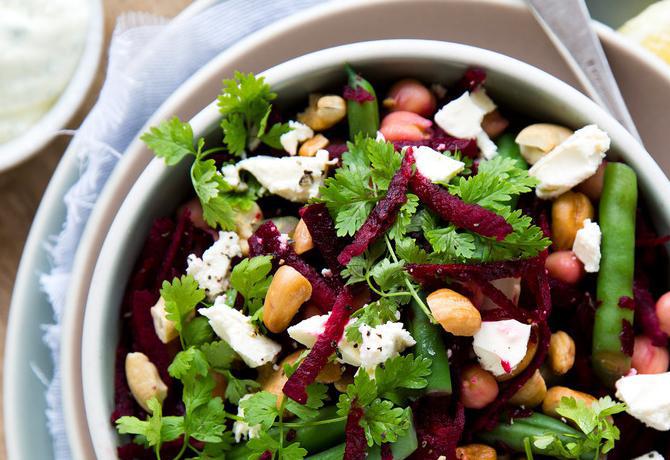 Recipe: Beetroot, Green Bean And Chickpea Salad - Viva